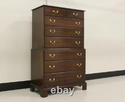 Ethan Allen Knob Creek Collection Cherry Chippendale Chest On Chest #36-5015
