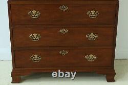 F49094EC BAKER Chippendale Style Mahogany High Chest