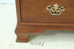 F49094EC BAKER Chippendale Style Mahogany High Chest