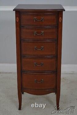 F60318EC Federal Style Inlaid Mahogany Short Lingerie Chest