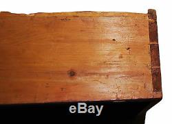 Federal New England mahogany tambour secretary chest dresser
