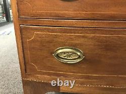 Federal Period Mahogany Four Drawer Swell Front Chest
