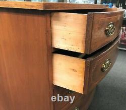 Federal Period Mahogany Four Drawer Swell Front Chest