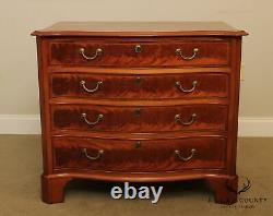 Fine Quality Georgian Style Mahogany Serpentine Chest of Drawers
