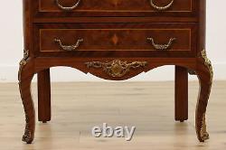 French Mahogany & Marble Antique Lingerie Chest or Semainier #46088