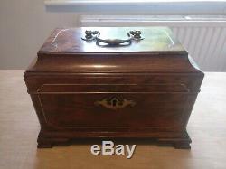 George 11 2nd Period Mahogany & Brass Tea Caddy Chest Manner of T. Landall C. 1745