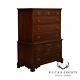 Georgetown Galleries Vintage Solid Mahogany High Chest
