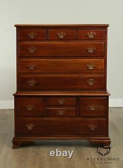 Georgetown Galleries Vintage Solid Mahogany High Chest