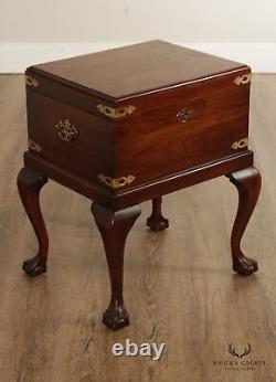 Georgian Style Mahogany Silver Chest on Stand