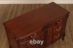 Goergian Style Carved Mahogany Chest of Drawers