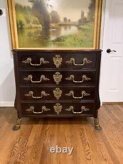 HENREDON Traditional French Rococo Mahogany Chest Of Drawers Stunning! EXC
