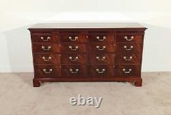 HICKORY CHAIR James River Collection 9 Drawer Flame Mahogany Long Chest