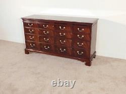 HICKORY CHAIR James River Collection 9 Drawer Flame Mahogany Long Chest