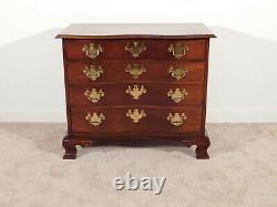 HICKORY CHAIR James River Collection Figured Mahogany Serpentine Locking Chest