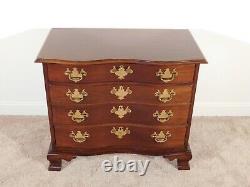 HICKORY CHAIR James River Collection Figured Mahogany Serpentine Locking Chest