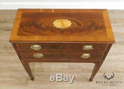 Hekman Inlaid Mahogany Federal Style Silver Chest