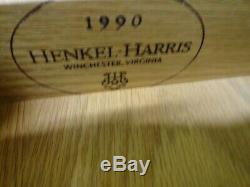 Henkel Harris Chippendale Style Serpentine Block Front Chest