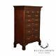 Henkel Harris Mahogany Chippendale Style New Market Tall Chest
