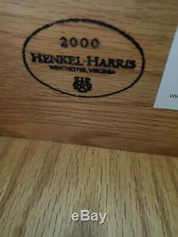 Henkel Harris Marble Top Chest Mahogany Number 2444m Finish 29