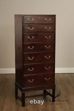 Henredon Chippendale Style Mahogany Lingerie Chest