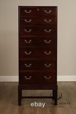 Henredon Chippendale Style Mahogany Lingerie Chest