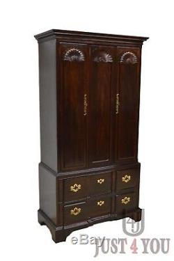 Henredon Mahogany Chippendale Chest of Drawers Armoire