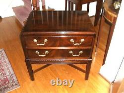 Heritage Banded Mahogany Chippendale Silver Chest
