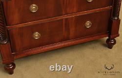 Hickory Chair Empire Style Mahogany High Chest of Drawers