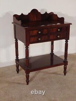 Hickory Chair Furniture Company Empire Flame Mahogany Nitestand Bedside Chest
