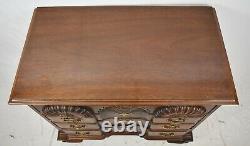 Hickory Chair Goddard Style Block Front Mahogany Chest Shell Carvings