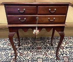 Hickory Chair Mahogany Queen Anne James River Plantation Silver Chest