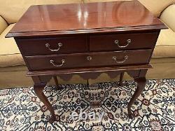 Hickory Chair Mahogany Queen Anne James River Plantation Silver Chest