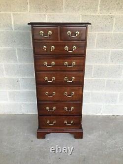 High Quality Chippendale Style Mahogany 7 Drawer Lingerie Chest