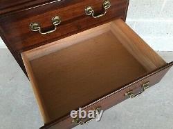 High Quality Chippendale Style Mahogany 7 Drawer Lingerie Chest