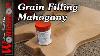 How To Fill The Grain On A Mahogany Guitar