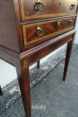 Inlay Mahogany Silver Chest Storage Cabinet Buffet by Thomasville 1776