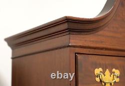 KINDEL Mahogany Chippendale Highboy Chest with Ball in Claw Feet