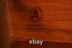 Kindel Furniture Georgian Mahogany Serpentine Front Chest of Drawers, Refinished