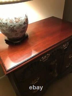 Kindel Furniture Mahogany Newport Chest withSolid Brass Pulls