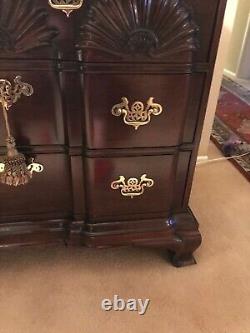 Kindel Furniture Mahogany Newport Chest withSolid Brass Pulls