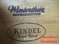 Kindel Winterthur Solid Mahogany Chippendale Dresser Chest Of Drawers