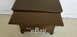 Kittinger C-w Colonial Williamsburg Chest W Pull Out Tray Mahogany