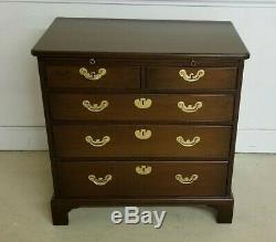 Kittinger C-w Colonial Williamsburg Chest W Pull Out Tray Mahogany