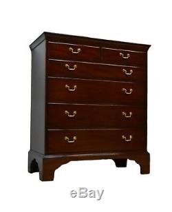 Kittinger Williamsbug Solid Mahogany Chippendale Chest of Drawers