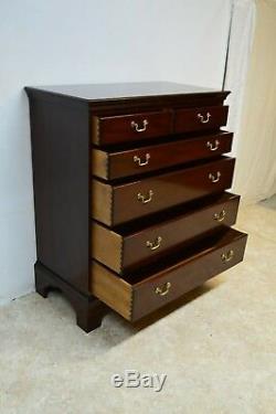 Kittinger Williamsbug Solid Mahogany Chippendale Chest of Drawers