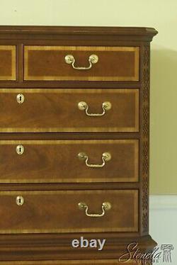 L33106EC THOMASVILLE Mahogany Collection Banded Tall Chest Of Drawers