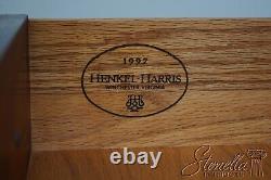L63990EC HENKEL HARRIS Model 186 Marble Top Mahogany Chest