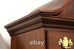 LINK TAYLOR Solid Mahogany Queen Anne Style Highboy Chest