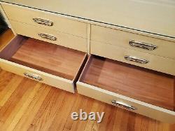 Landstrom Furniture Mid Century DRESSER LOWBOY CHEST OF DRAWERS Fawn Color 1953