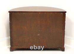 Late 20th Century Mahogany Chippendale Style Demilune Commode Chest A